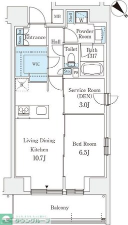 リテラス西日暮里の物件間取画像